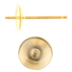 Pearl Cup & Post – Plain Pad