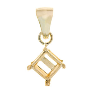 Princess Pendant with Heavy Bail – PPSQ