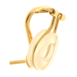18Y & 18W Hinged Earclip with Peg – EPEG